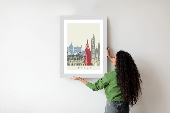 Plakat Słynna Architektura Krakowa