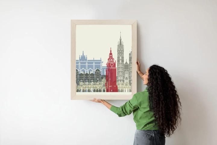 Plakat Słynna Architektura Krakowa