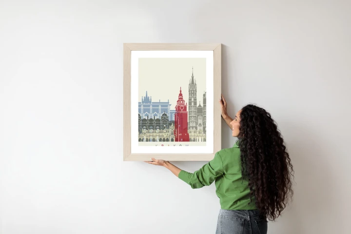 Plakat Słynna Architektura Krakowa