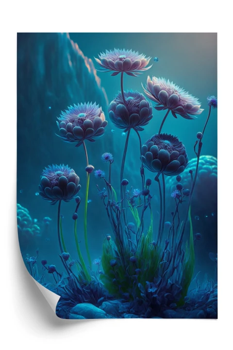 Plakat Polne Kwiaty W Stylu Fantasy