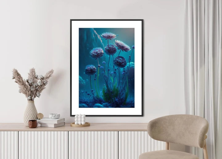Plakat Polne Kwiaty W Stylu Fantasy