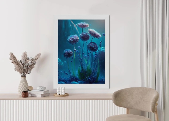 Plakat Polne Kwiaty W Stylu Fantasy