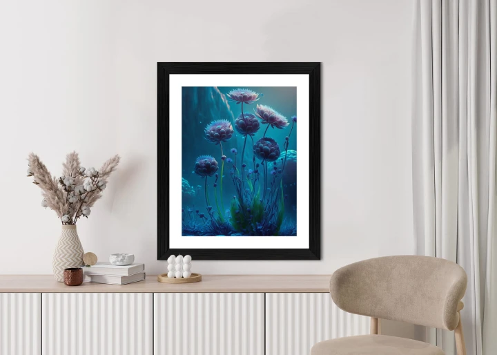 Plakat Polne Kwiaty W Stylu Fantasy