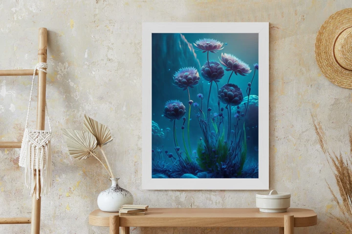 Plakat Polne Kwiaty W Stylu Fantasy