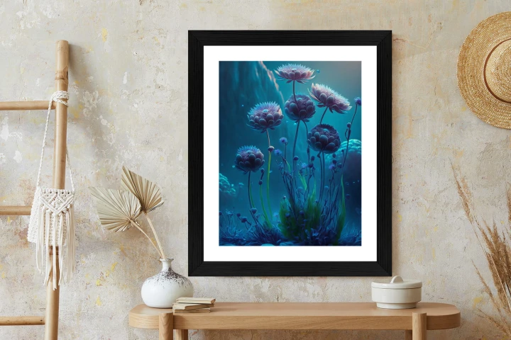 Plakat Polne Kwiaty W Stylu Fantasy