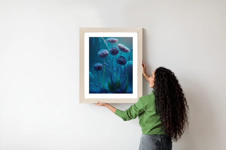 Plakat Polne Kwiaty W Stylu Fantasy
