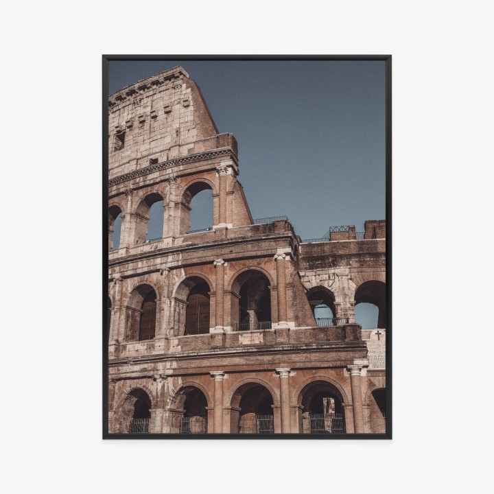 Plakat Architektura Koloseum Na Tle Błękitnego Nieba