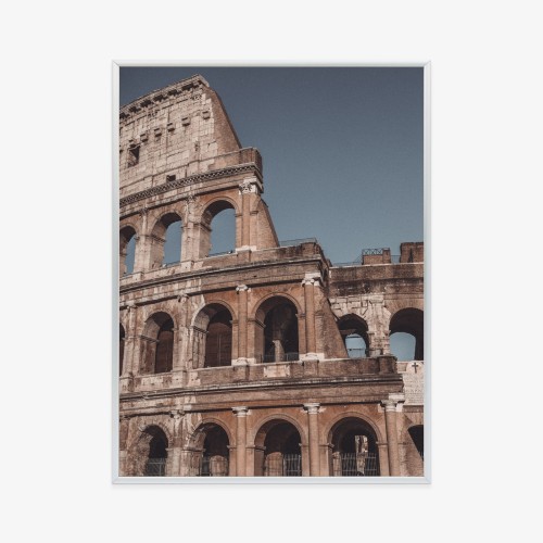 Plakat Architektura Koloseum Na Tle Błękitnego Nieba