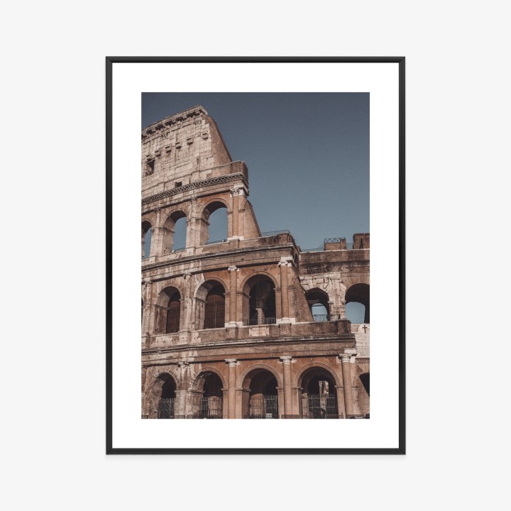 Plakat Architektura Koloseum Na Tle Błękitnego Nieba