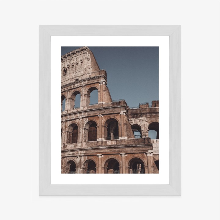 Plakat Architektura Koloseum Na Tle Błękitnego Nieba