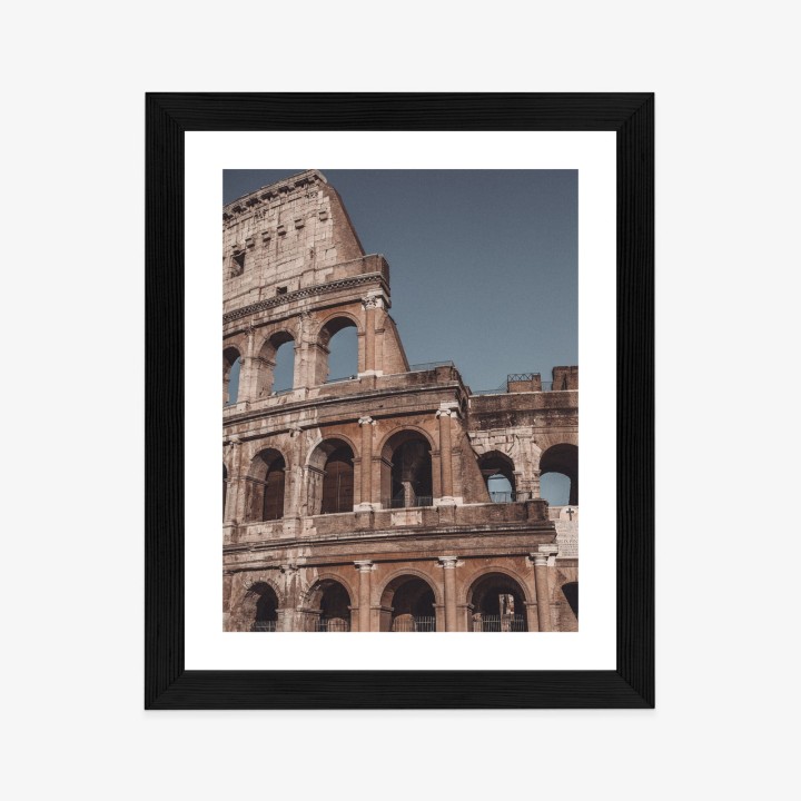Plakat Architektura Koloseum Na Tle Błękitnego Nieba
