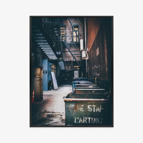 Plakat Uliczka Architektura W Nowym Jorku