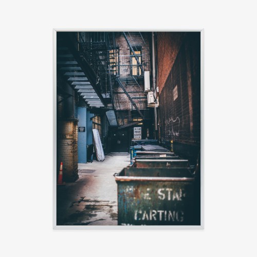 Plakat Uliczka Architektura W Nowym Jorku