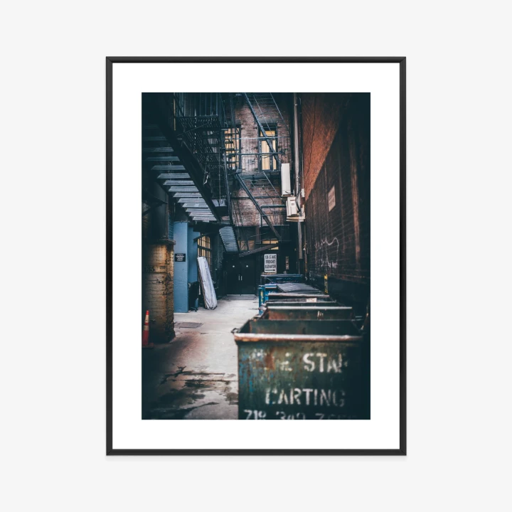 Plakat Uliczka Architektura W Nowym Jorku