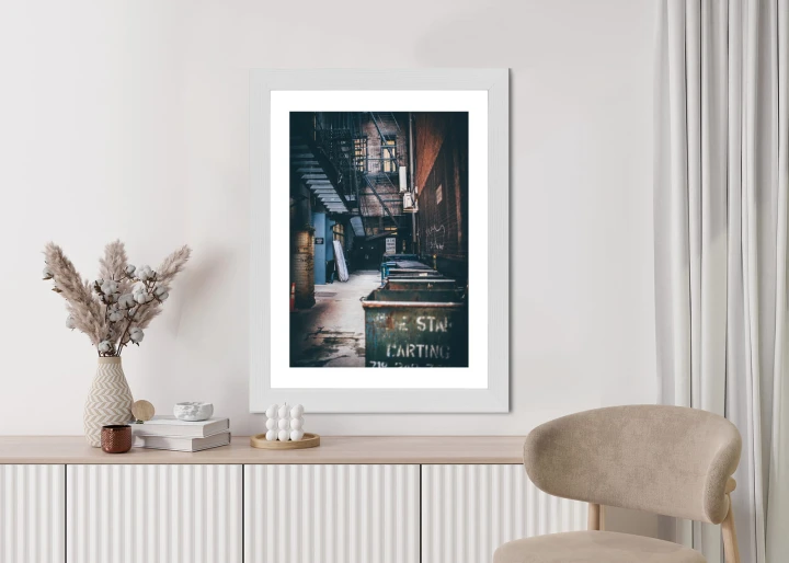 Plakat Uliczka Architektura W Nowym Jorku