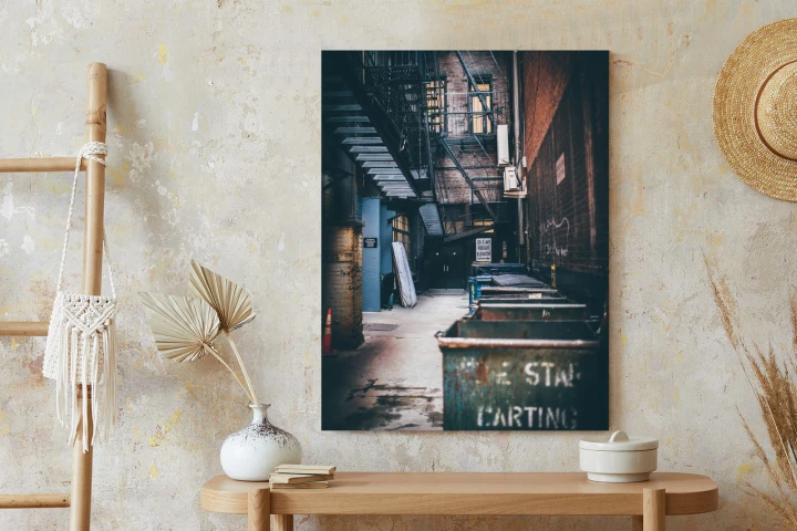 Plakat Uliczka Architektura W Nowym Jorku