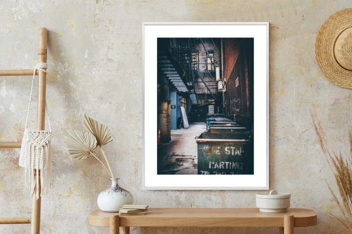 Plakat Uliczka Architektura W Nowym Jorku