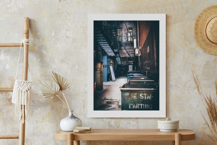 Plakat Uliczka Architektura W Nowym Jorku