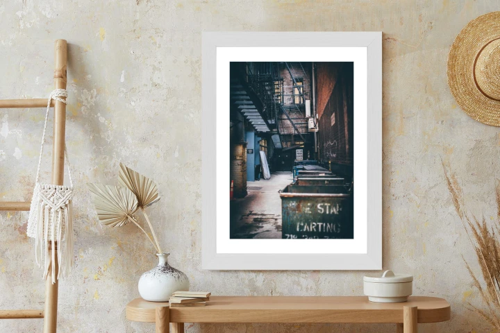 Plakat Uliczka Architektura W Nowym Jorku