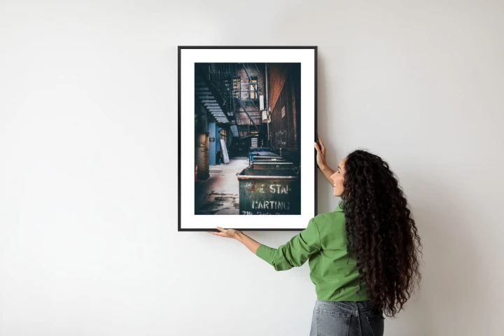 Plakat Uliczka Architektura W Nowym Jorku