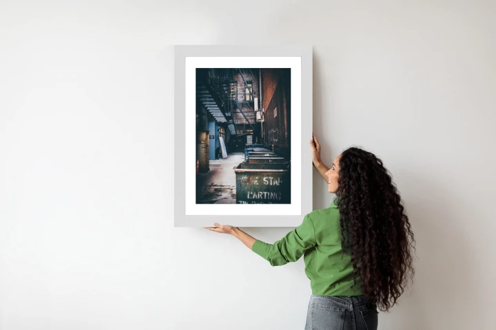 Plakat Uliczka Architektura W Nowym Jorku