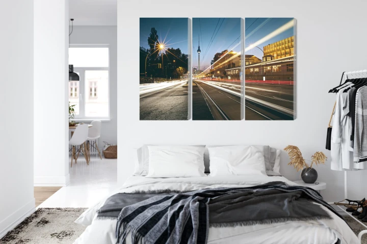 Obraz Wieloczęściowy Panoramiczny Widok Na Ulice Berlina