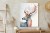 Plakat Portret Jelenia Malowany Farbami