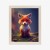 Plakat Portrait Of A Cute Baby Fox