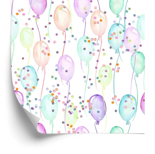 Tapeta Pastelowe Balony