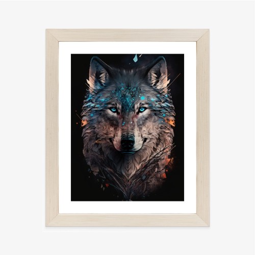 Plakat Magiczny Wilk