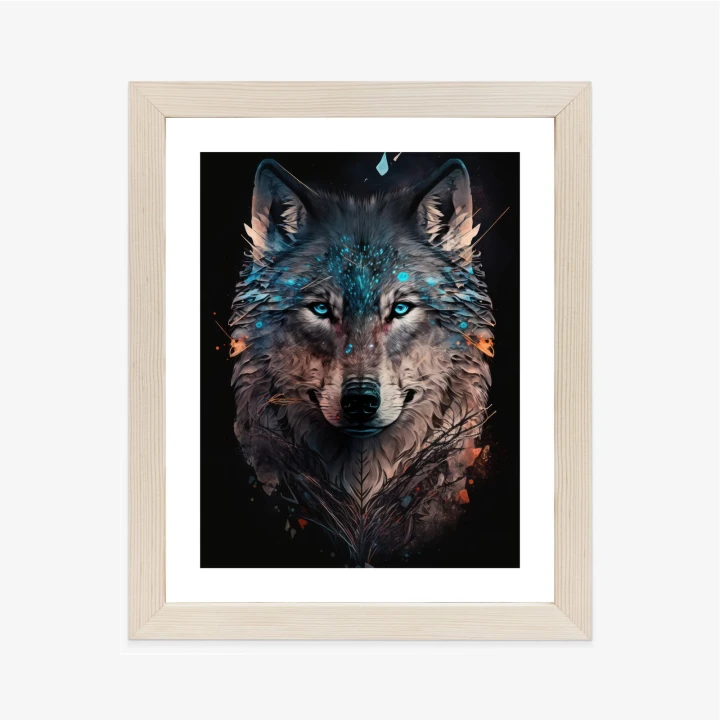 Plakat Magiczny Wilk