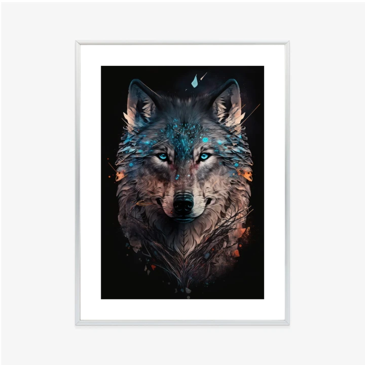 Plakat Magiczny Wilk