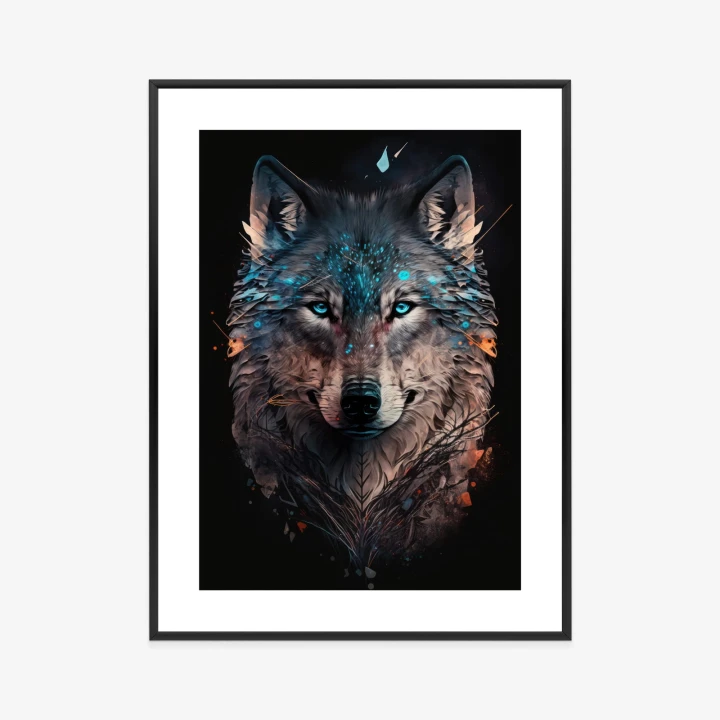 Plakat Magiczny Wilk