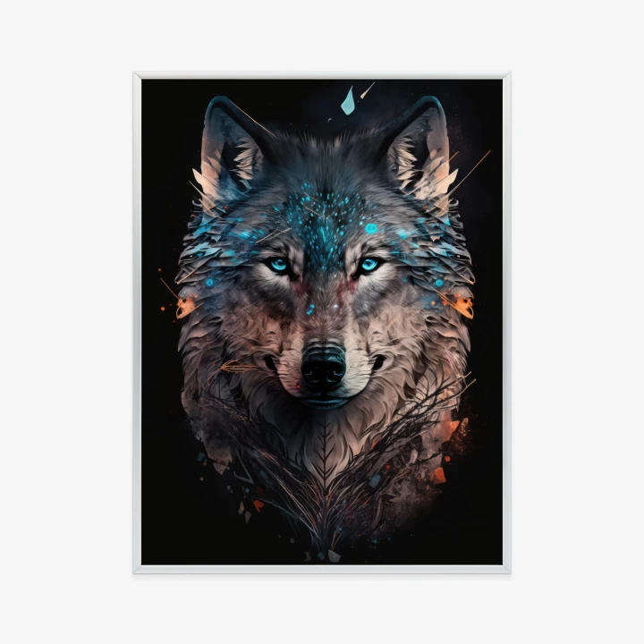 Plakat Magiczny Wilk