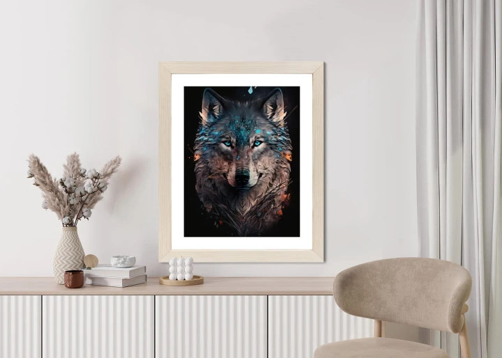 Plakat Magiczny Wilk