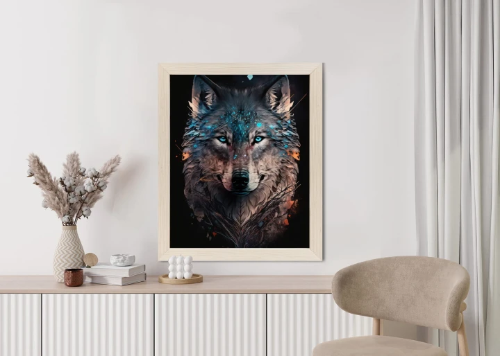 Plakat Magiczny Wilk
