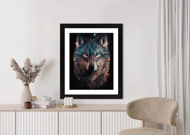 Plakat Magiczny Wilk