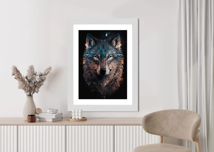 Plakat Magiczny Wilk