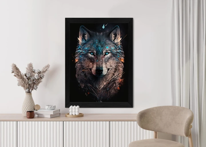 Plakat Magiczny Wilk
