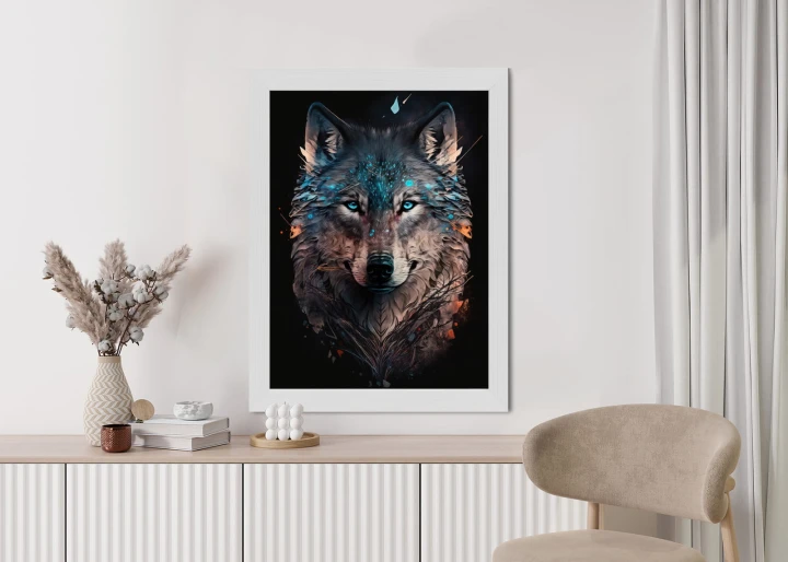 Plakat Magiczny Wilk