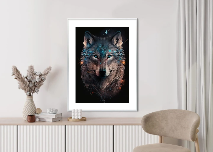 Plakat Magiczny Wilk
