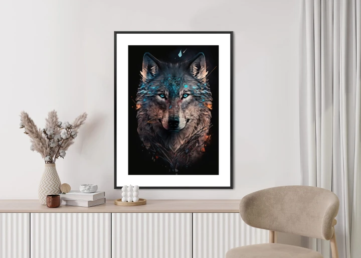 Plakat Magiczny Wilk
