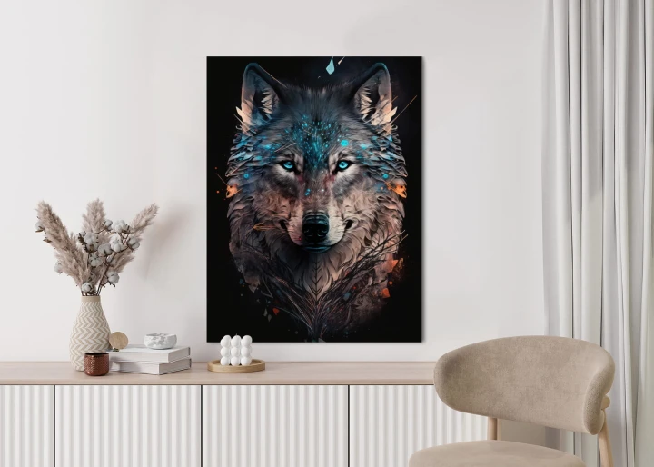 Plakat Magiczny Wilk