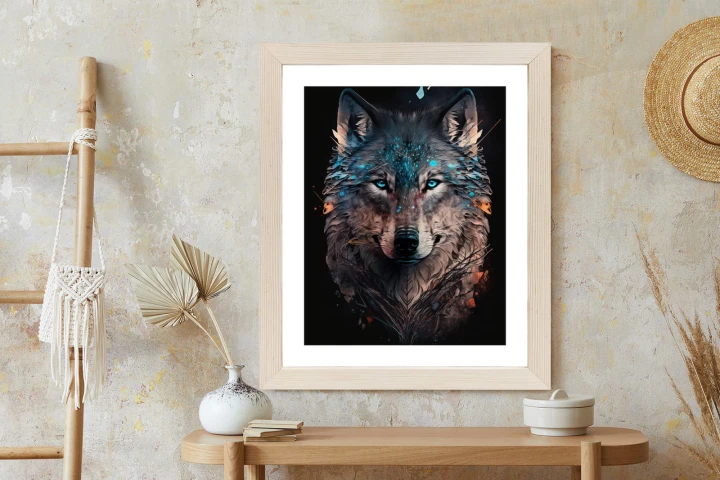 Plakat Magiczny Wilk