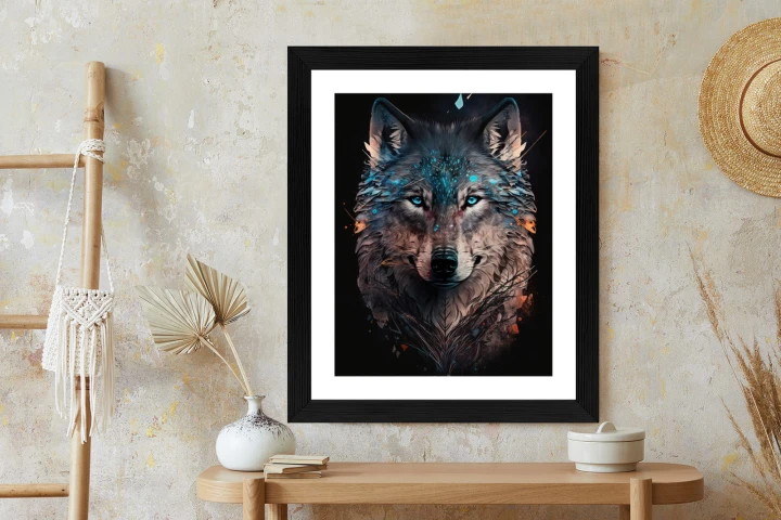 Plakat Magiczny Wilk