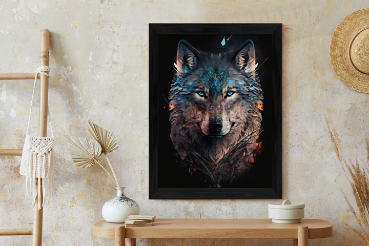 Plakat Magiczny Wilk