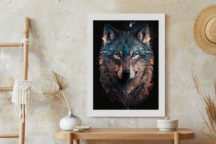 Plakat Magiczny Wilk