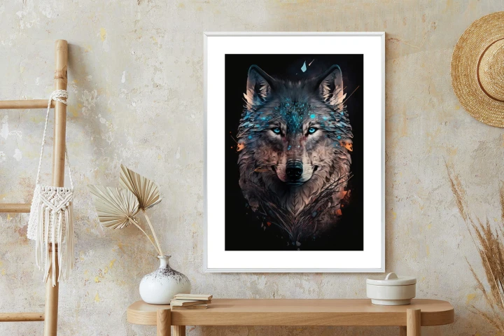 Plakat Magiczny Wilk