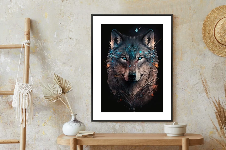 Plakat Magiczny Wilk