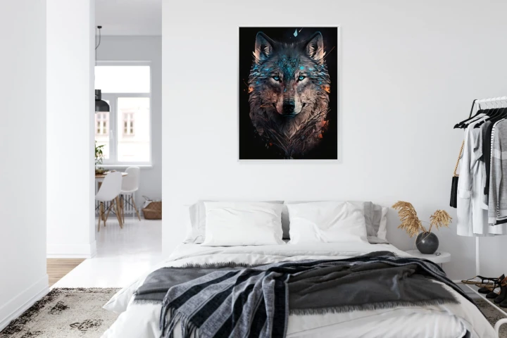 Plakat Magiczny Wilk